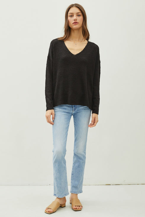 HEATHERED SWEATER
